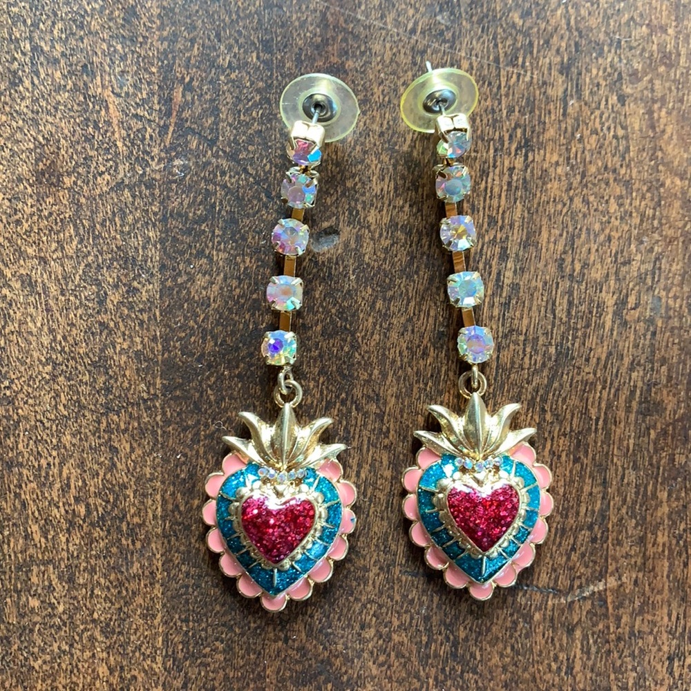 Betsey Johnson dangle earrings